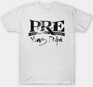Maglietta Young Dolph Adulto Small-3XL XXL Bianco Fan Art - Foto 1 di 2