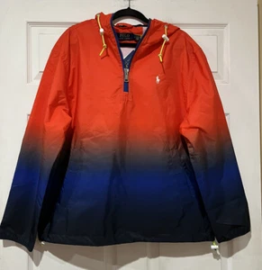 NWT POLO RALPH LAUREN Men’s M Ombre Lightweight Water-Repellent Pullover Jacket - Picture 1 of 15