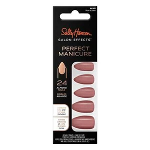 Sally Hansen Perfect Manicure Press On Nails - AL201 Rose & Shine - Picture 1 of 7