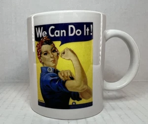 Rosie The Riveter Ceramic Coffee Tea Mug “We Can Do It” - Picture 1 of 4