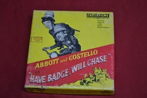 Abbott & Costello 8mm Super 8 Movie Have Badge, Will Chase - Castle Films No 850 - Imagen 1 de 6