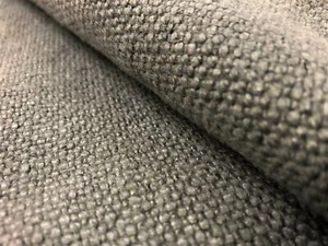 Designer Heavy Duty Belgian Linen Taupe Greige Gray Upholstery Drapery Fabric - Imagen 1 de 3