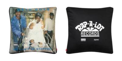 Supreme Rap A Lot Records Geto Boys Pillow Black One Size S/S 17 - Image 1 of 2
