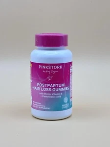 Cicogna rosa postpartum perdita capelli vitaminici gommini per donne postnatali, gomma biotina - Foto 1 di 4