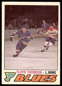 1977-78 O-PEE-CHEE FLOYD THOMSON ST LOUIS BLUES #358