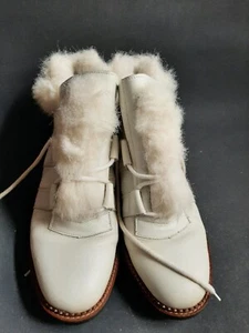 Rieker Damen Winterboots Schnürboots Winterstiefel weiß Gr. 40 gefüttert - Bild 1 von 7