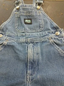 Key Latzhose Jugend Gr. 3t blau dunkle Waschung Schlüssellatzhose Latz Overall Jeans - Bild 1 von 7
