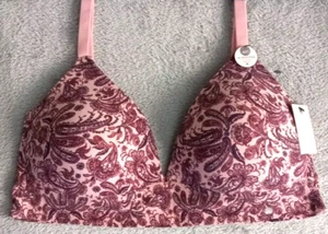 Lucky Brand Bra Women's 40C Adjustable Straps Pads Wireless NWT - Picture 1 of 9