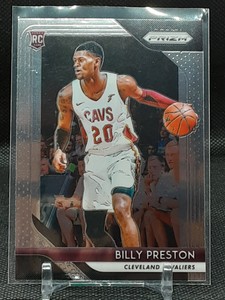 BILLY PRESTON 2018-19 PRIZM ROOKIE CAVALIERS 
