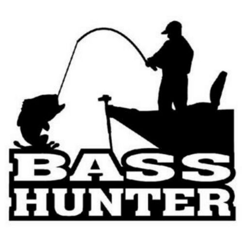 Bass Hunter Vinyl Klistremerker Sticker Graphic Custom Car Window