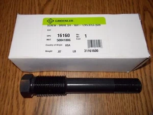 greenlee screw-drive 3/4 -16x1-12x5.87lg (539) Includes 1 piece - Picture 1 of 1