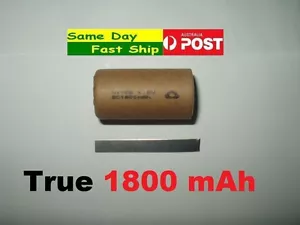 High Quality Sub C SC True 1800 mAh Ni Cd Rechargeable Battery For Drill Vacuum - Picture 1 of 5