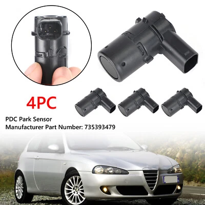 4X PDC Parking Sensor 735393479 For Alfa Romeo 147 156 159 Fiat Stilo Lancia #8 - Image 1 of 4
