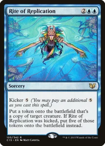 MTG Magic the Gathering Rite of Replication (105/392) Commander 2015 LP - Picture 1 of 1