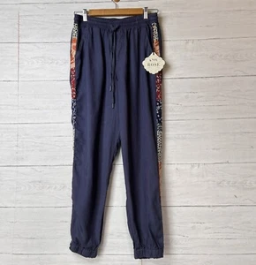 Knox Rose Pants Womens Size Small Periwinkle Elastic Waist Cargo Colorful Jogger - Picture 1 of 20