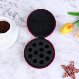 12 Bottles Round Essential Oil Storage Bag Essential Oil Organizer Case 1m*AU - Foto 1 di 12