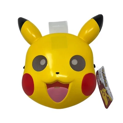 Pikachu Mask Costume Accessory Kids Pokemon Halloween - Image 1 of 3