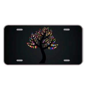 Custom Novelty License Plate With Gorgeous Colorful Tree Design - Picture 1 of 1