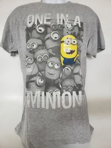 Despicable Me2 One In A Minion Graphic Short Sleeve T-shirt Adult Size Large Gr - Picture 1 of 1