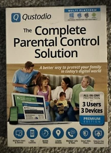 Qustodio The Complete Parental Control Solution For 3 Users 3 Devices - Picture 1 of 2
