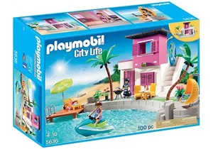 PLAYMOBIL Luxus Strandhaus Spielset Gebäude Spielzeug 5636 - Bild 1 von 3