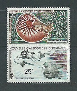 New Caledonia - Aerial Yvert 68/9 ** MNH Marine Fauna - Picture 1 of 1
