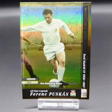 2012-13 Panini WCCF Ferenc Puskas rare Real Madrid Gold Foil refractor card