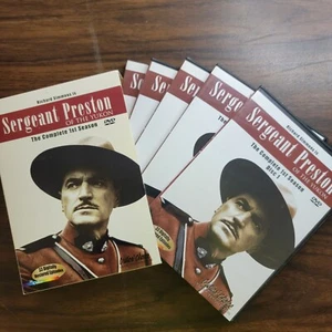Sergeant Preston Of The Yukon Complete First Season 1 (1955-1956 B&W) 5-DVDs - Picture 1 of 12