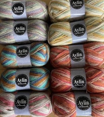 1 Kg Sockenwolle Garnpakete WolleWollpaket Paket 4fach - Bild 1 von 2