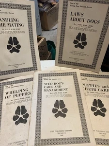 5 Handy Dog Booklet Series-Puppies and Their Care, Whelping Of Puppies,Handling - Imagen 1 de 1