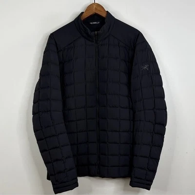 Arc'teryx Rico Jacket Men's Large Black Goose Down Puffer Lightweight DWR Foto 1 de 4