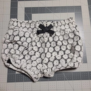 Antigua cubierta de pañal para niñas Bloomers azul marino para bebés de 12 a 18 meses - Imagen 1 de 7