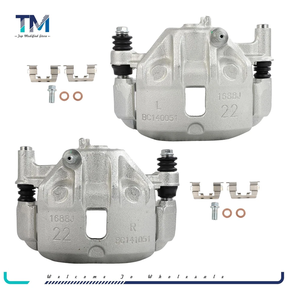 Par de pinzas de freno delanteras con soporte para Hyundai Scoupe 1993 1994 1995 Foto 1 de 4