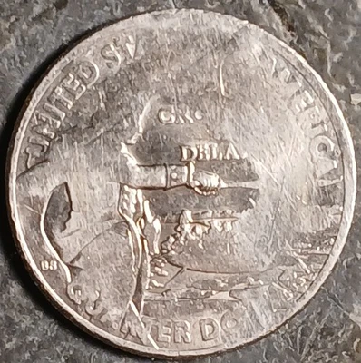 2021 D Washington Crossing The Delaware Quarter Environmental Damage Coin - Image 1 of 4