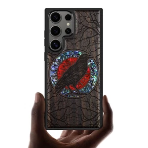 Carveit Designer Holzhülle für Samsung Galaxy S25 Ultra Hülle Holzgravur... - Bild 1 von 7