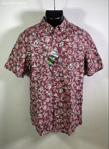 REYN SPOONER Button Hawaiian Aloha Tropical Shirt Men - Size L -NWT - Picture 1 of 4