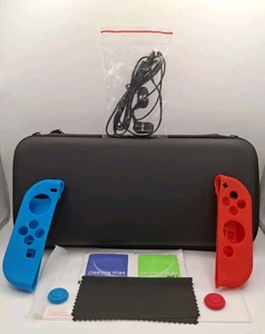 Estuche de Transporte Nintendo Switch con Accesorios - Negro - Excelente Estado - Imagen 1 de 7