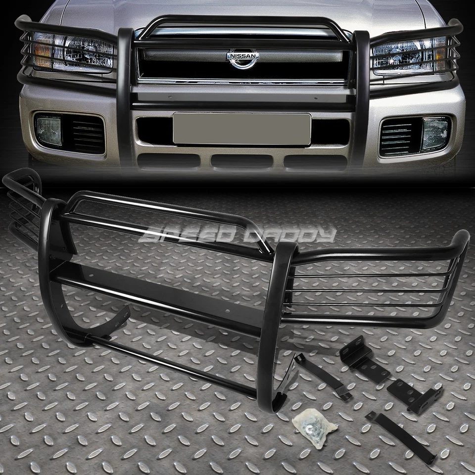 FOR 96-04 NISSAN PATHFINDER SUV BLACK MILD STEEL FRONT BUMPER BRUSH GRILLE GUARD Foto 1 de 4