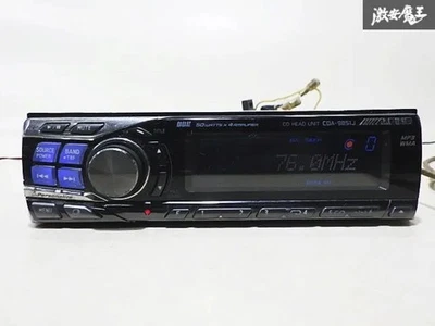 Alpine CDA-9851J MP3/WMA CD Head Unit 1DIN CD Deck Audio Player from Japan Used - Image 1 of 4