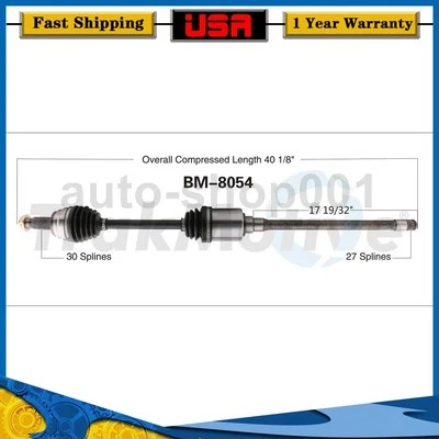 Junta de eixo dianteiro direito CV para BMW X5 2016 2015 2014 2013 2012 2011 2010 2009 - Imagem 1 de 2