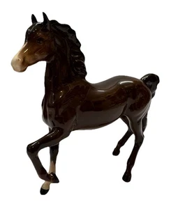 VTG RETIRED BESWICK PRANCING ARABIAN HORSE #1261 -  6.5"H Label Perfect - Picture 1 of 18