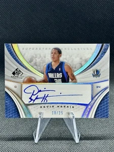 Upper Deck SP 2005 gioco usato Superstar Devin Harris Auto RC #SE-DE #10/25 - Foto 1 di 3
