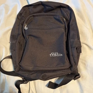 Vintage 90s/Y2k Small No Fear Back Pack Bag Black euc - Picture 1 of 4