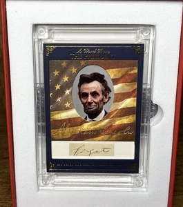Abraham Lincoln A Word From The President Authentic Handwritten Word 2025 POTUS - Bild 1 von 6