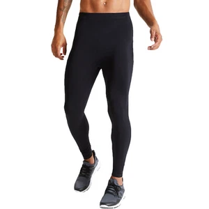 Leggings térmicos sin costuras Dare 2b para hombre en la zona capa base - negros - Imagen 1 de 2
