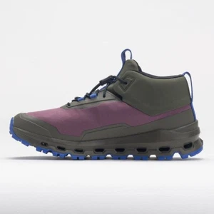 On CHERRY/OLIVE Big Kids Unisex Cloudhero Mid Waterproof Hiking Shoes, US 4M - Picture 1 of 4