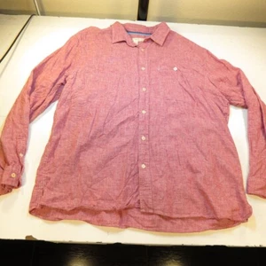 TERRITORY AHEAD Leinenmischung KNOPFLEISTE LANGARM HEMD HERREN XXL  - Bild 1 von 3