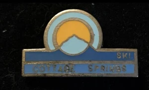 Prendedor de esquí vintage Cottage Springs área perdida 1964-2006 recuerdo de viaje de California - Imagen 1 de 3