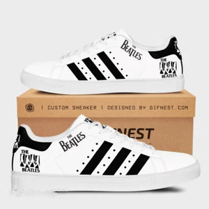 the beatles Signature White Low-Top Shoes - Picture 1 of 2