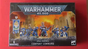 Games Workshop Warhammer 40k Space Marines Company Command Squad New BNIB WH40K - Picture 1 of 2